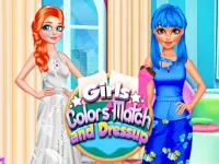 Girls Colour Match and Dress up image
