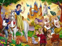 Snow White hidden objects image