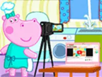 Hippo YouTube Desserts Video Filming image